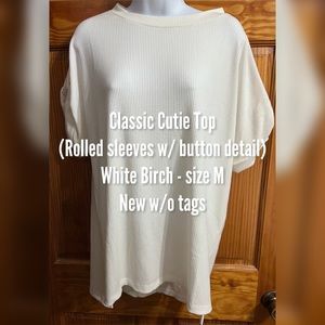 NWOT: Classic Cutie Top by White Birch (M)